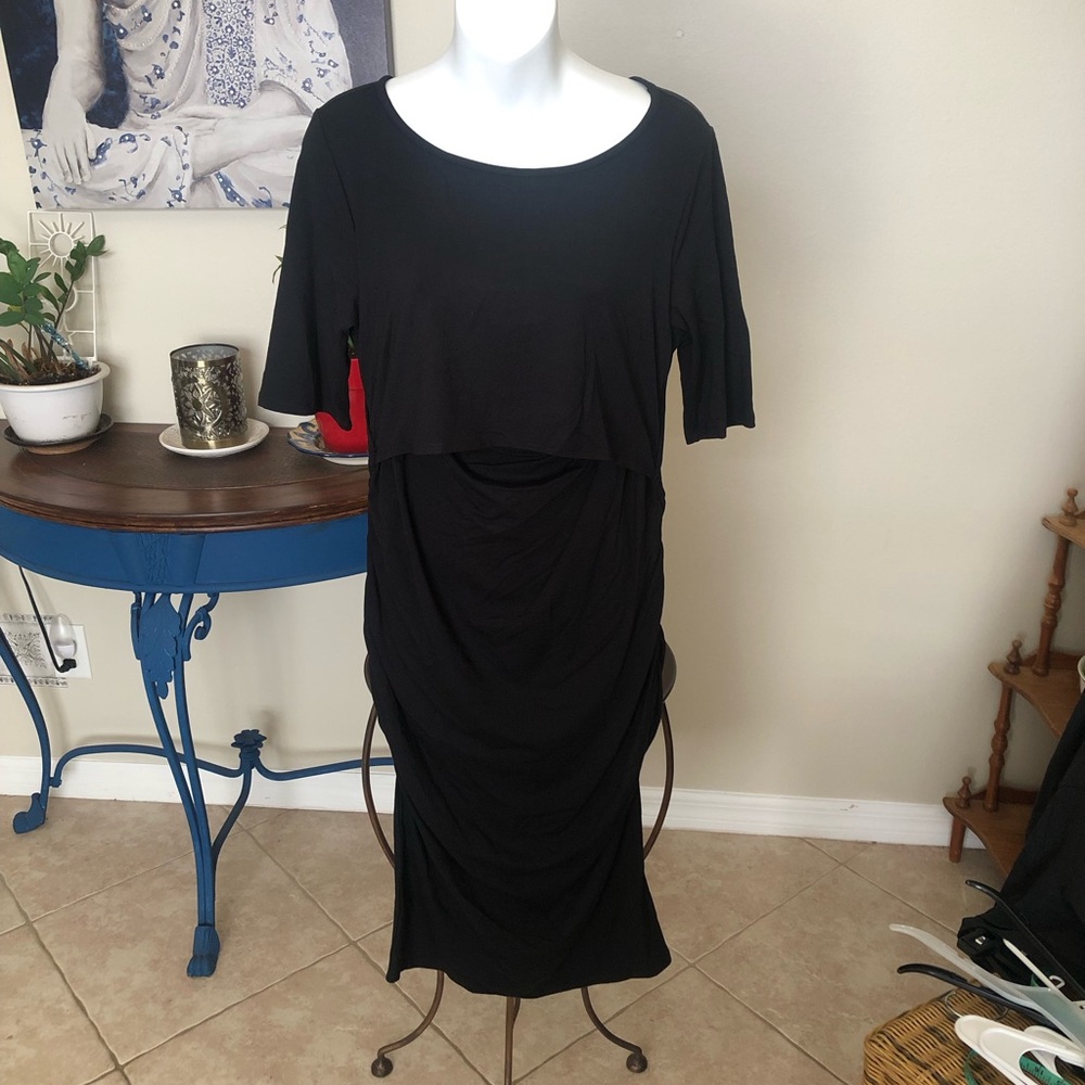 NWT Pokkori Maternity L Bodycon Dress